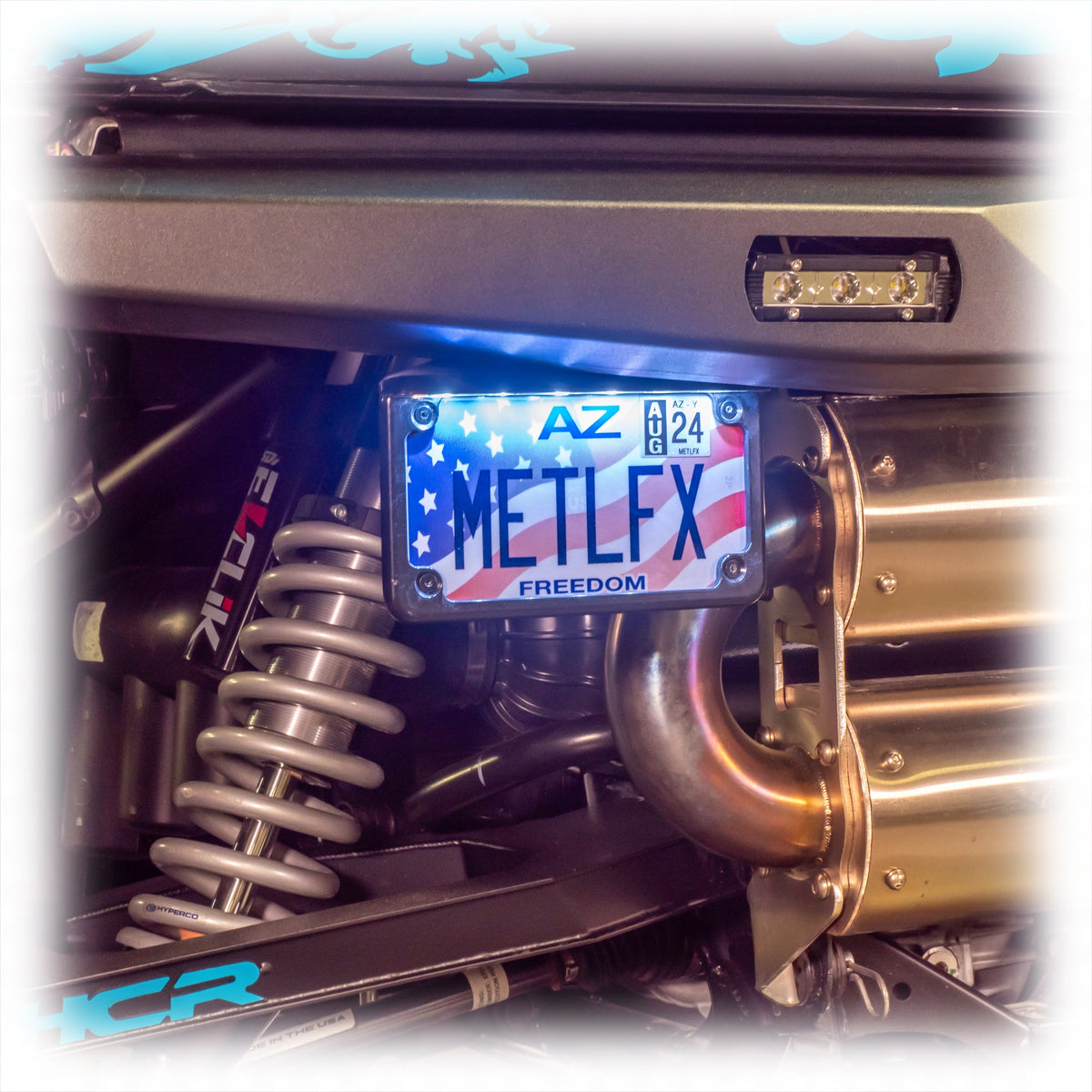 Rear Bumper License Plate Bracket for Polaris 2024+ Xpedition