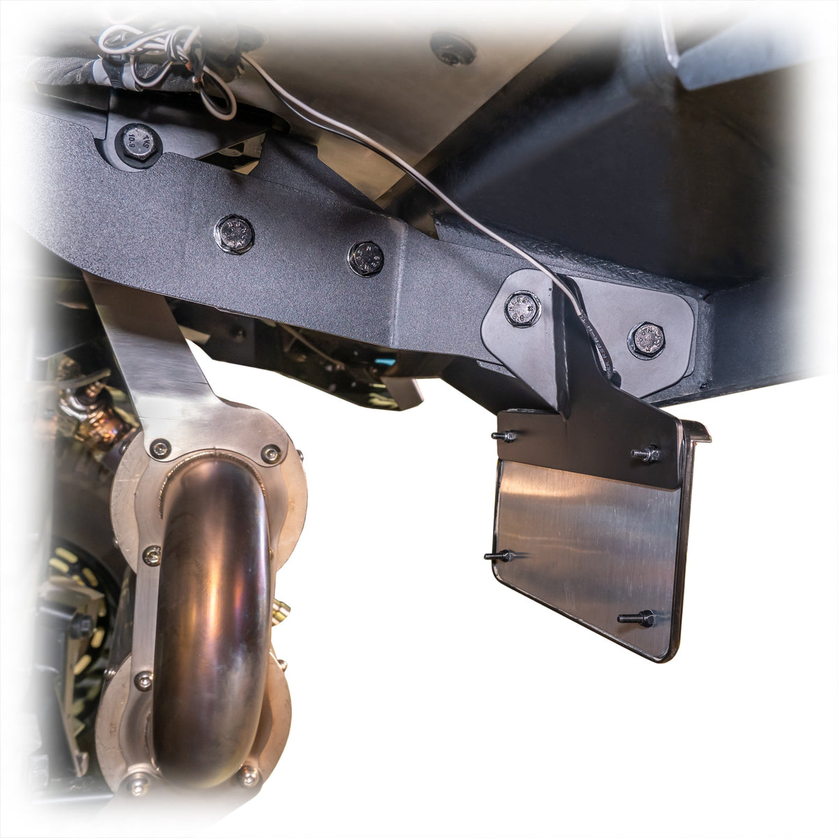 Rear Bumper License Plate Bracket for Polaris 2024+ Xpedition