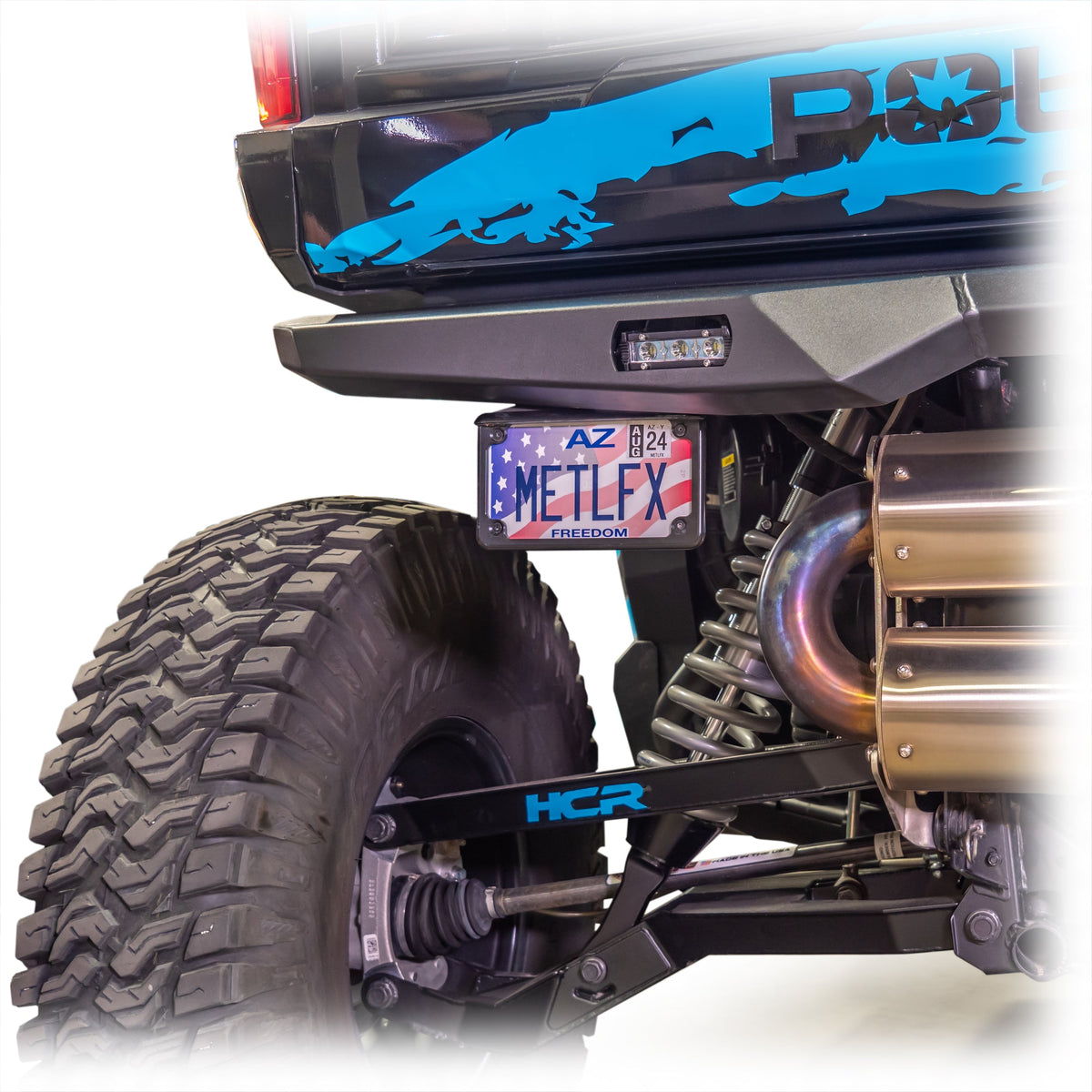 Rear Bumper License Plate Bracket for Polaris 2024+ Xpedition