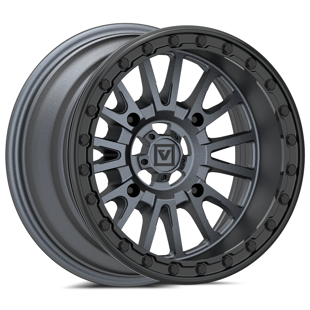 V16 Beadlock UTV Wheel Satin Gunmetal