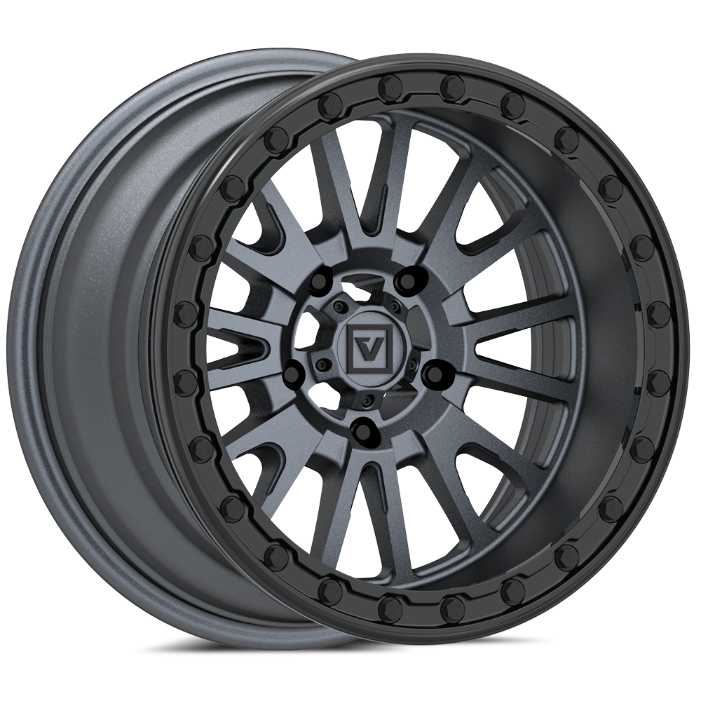 V16 Beadlock UTV Wheel Satin Gunmetal
