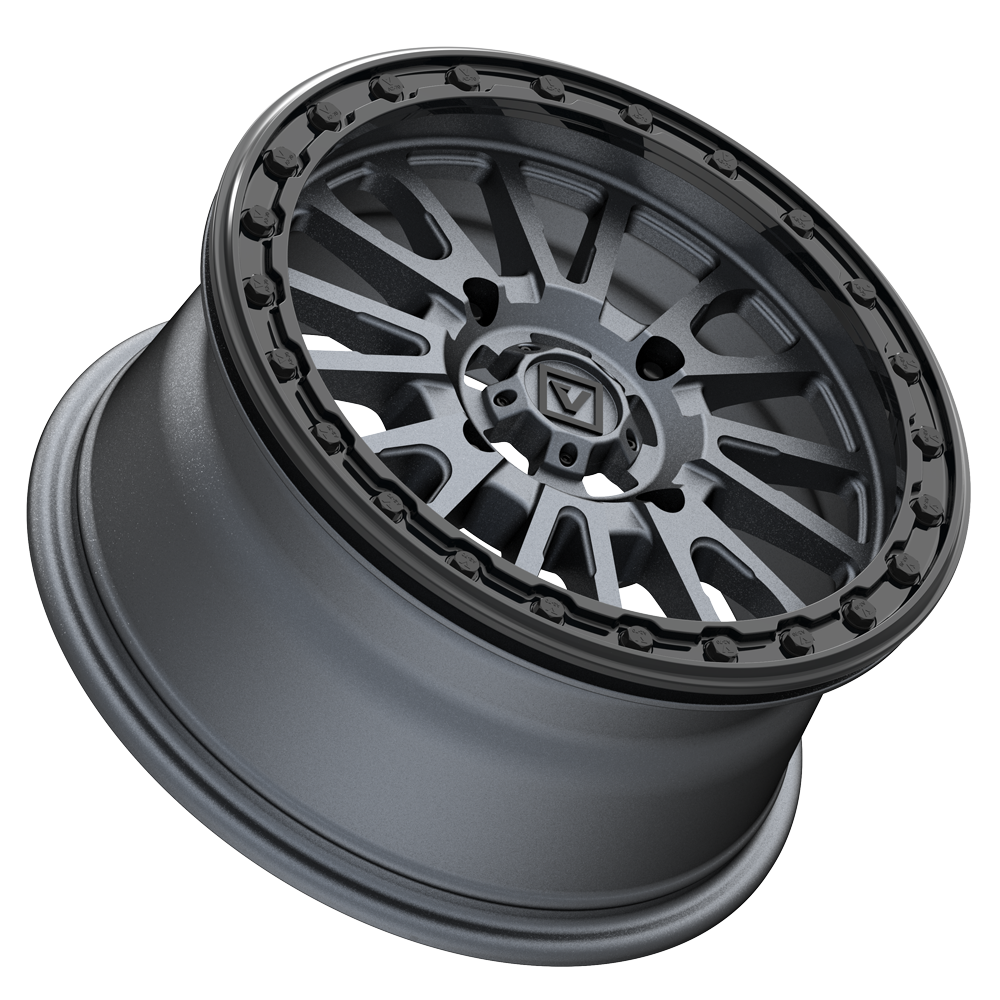 V16 Beadlock UTV Wheel Satin Gunmetal