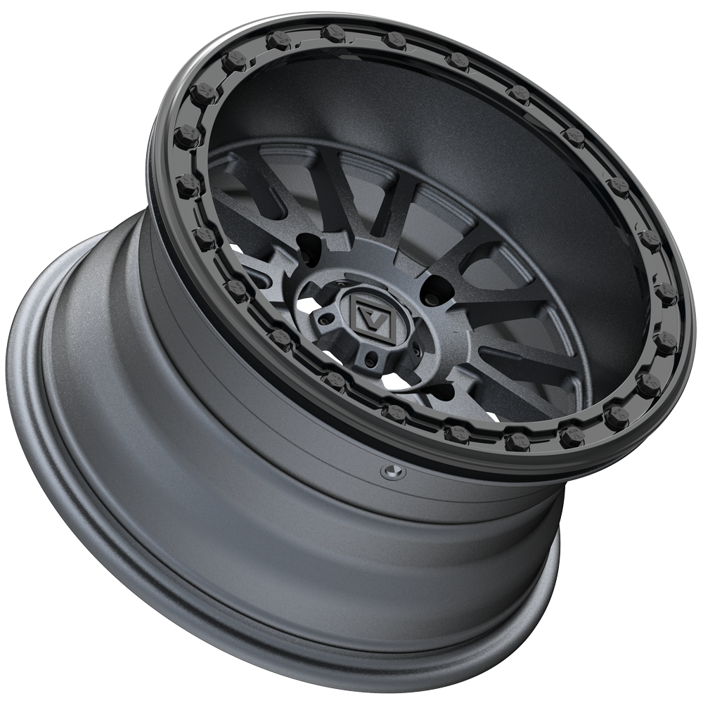 V16 Beadlock UTV Wheel Satin Gunmetal