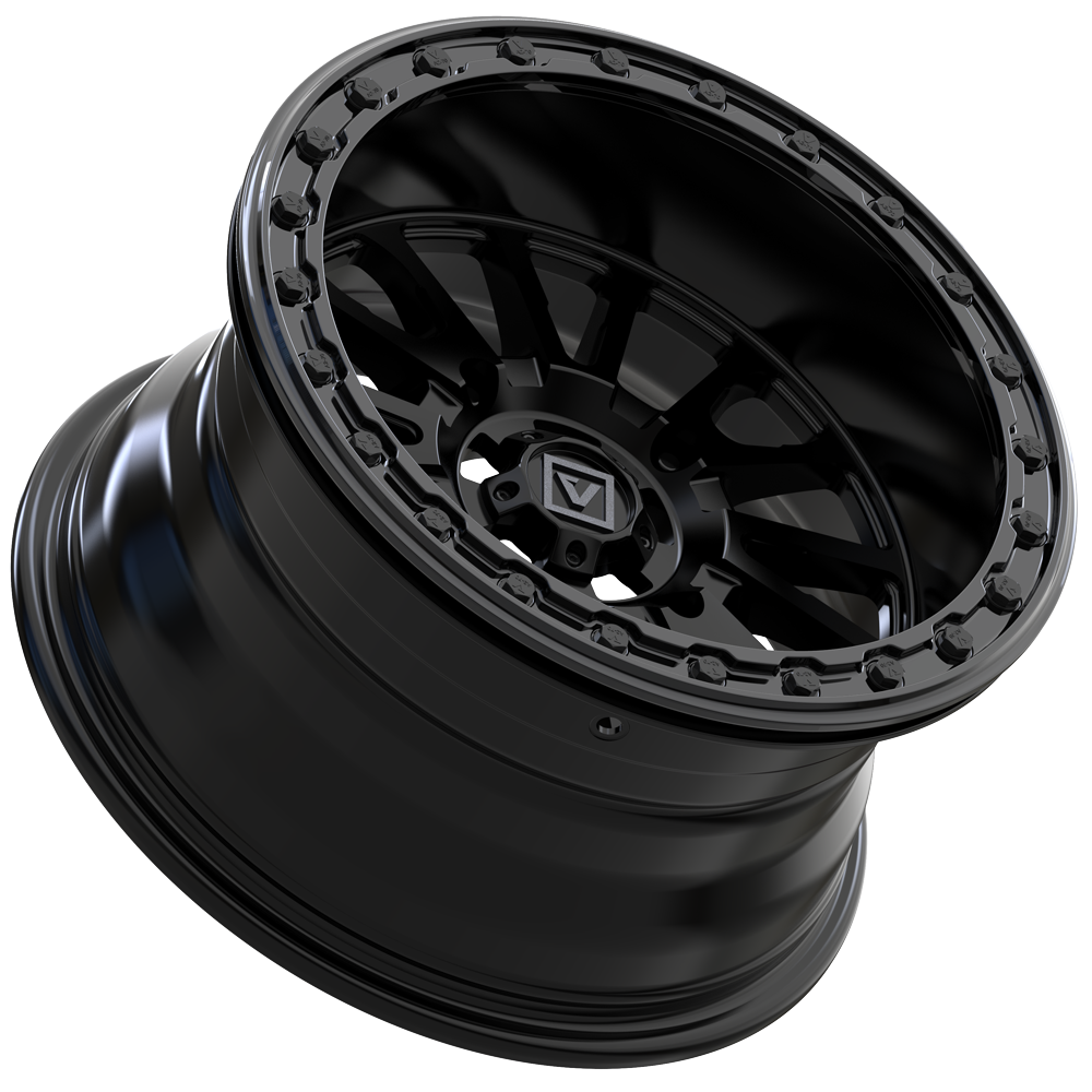 V16 Beadlock UTV Wheel Satin Black