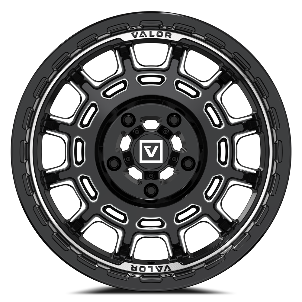 V17 UTV Wheel Gloss Black Milled