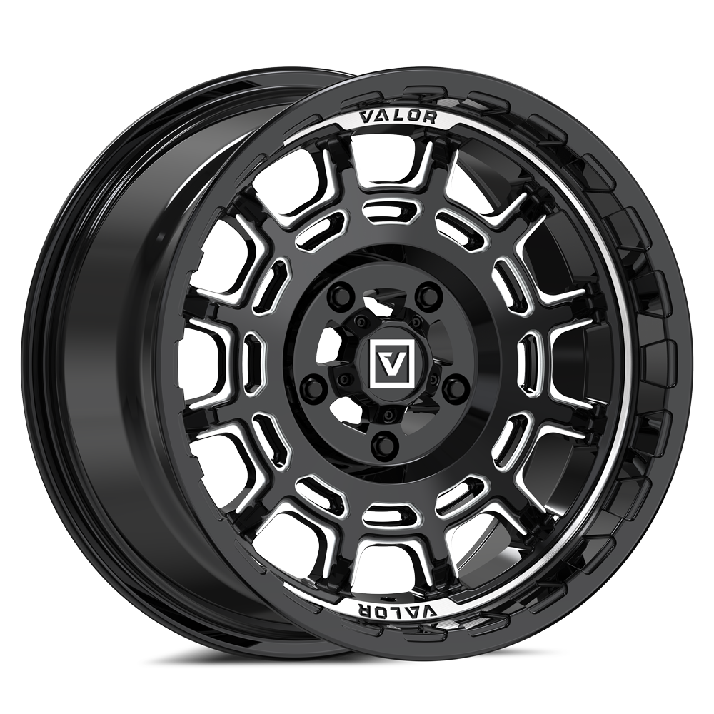 V17 UTV Wheel Gloss Black Milled