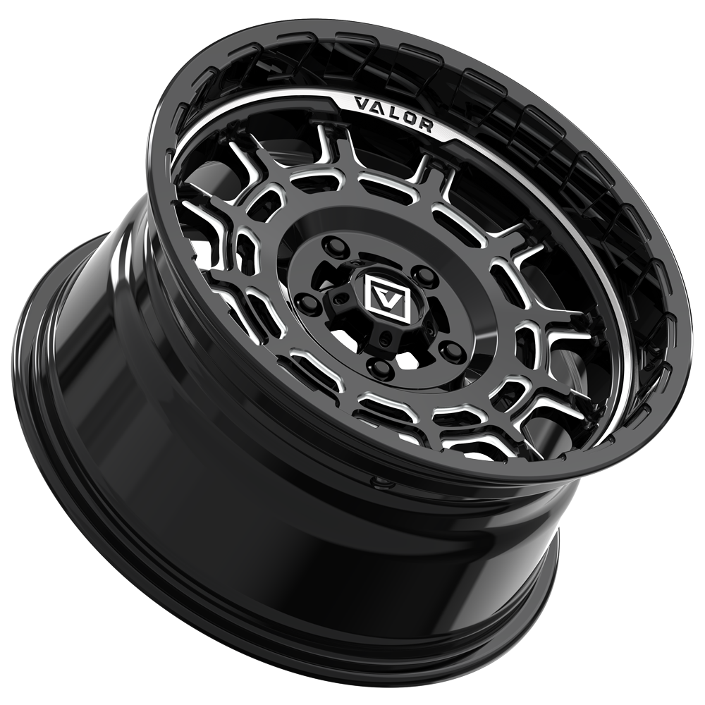 V17 UTV Wheel Gloss Black Milled