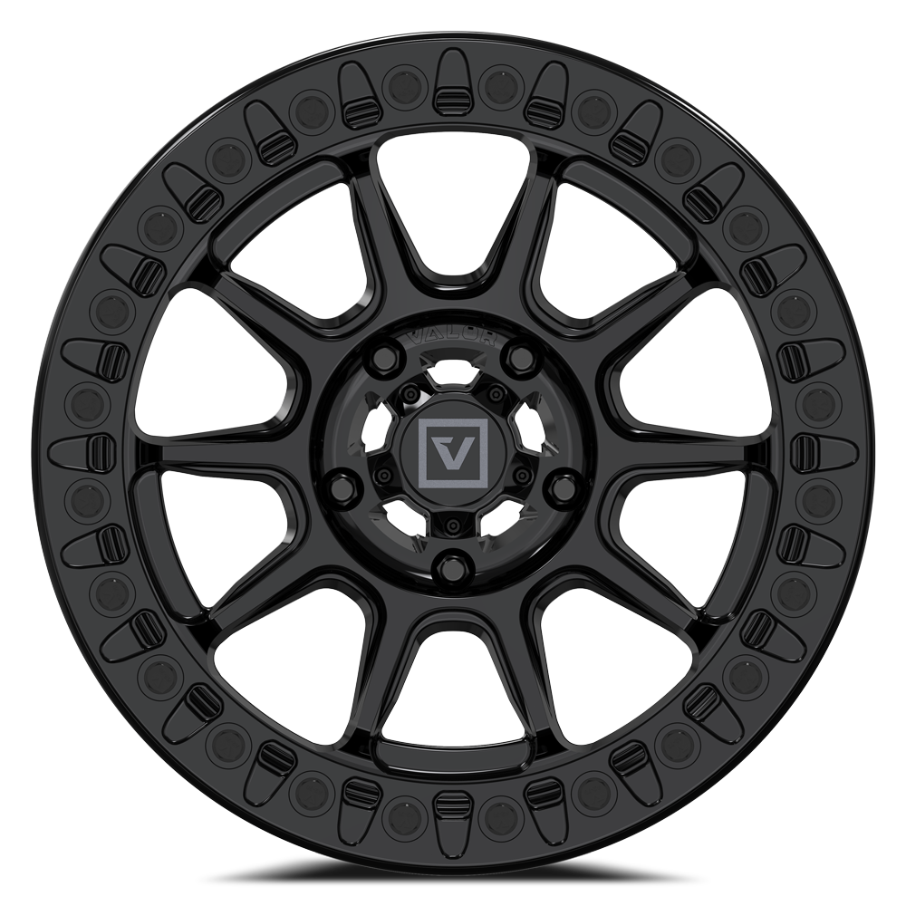 V18 Beadlock UTV Wheel Gloss Black
