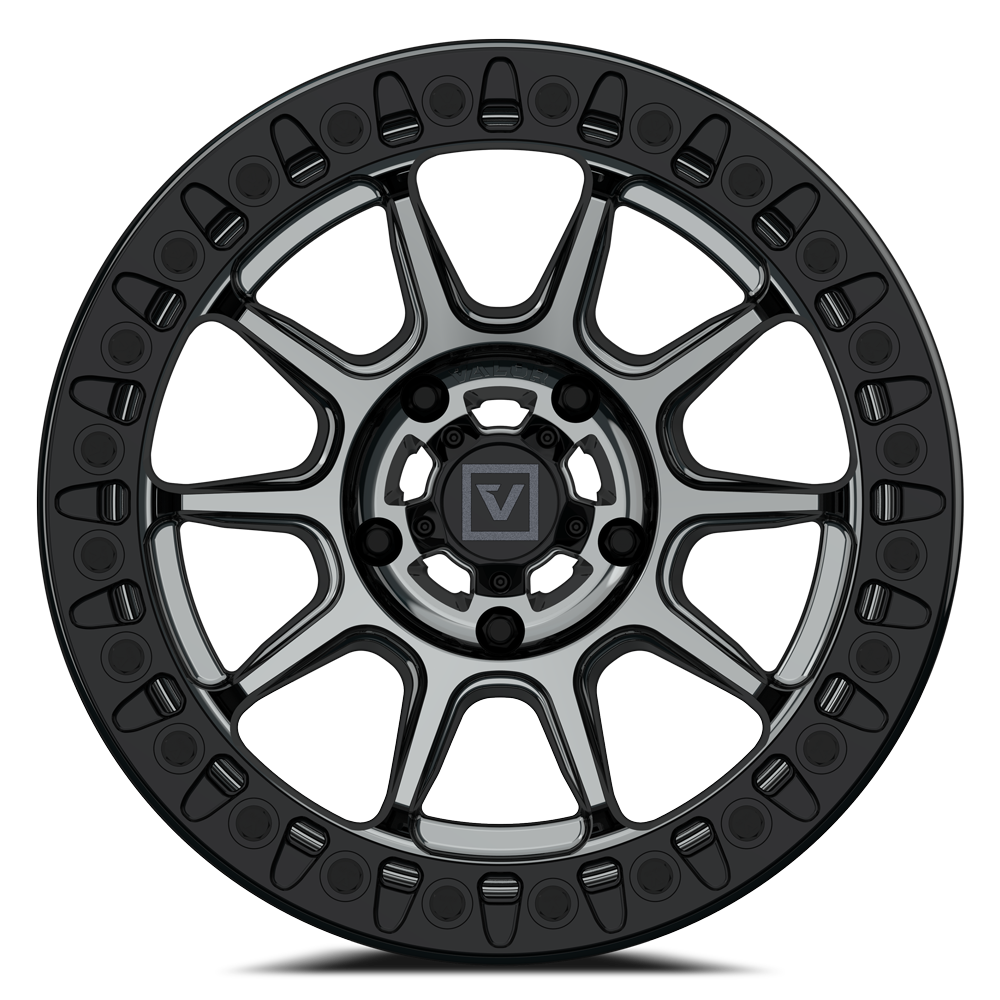 V18 Beadlock UTV Wheel Hyper Black