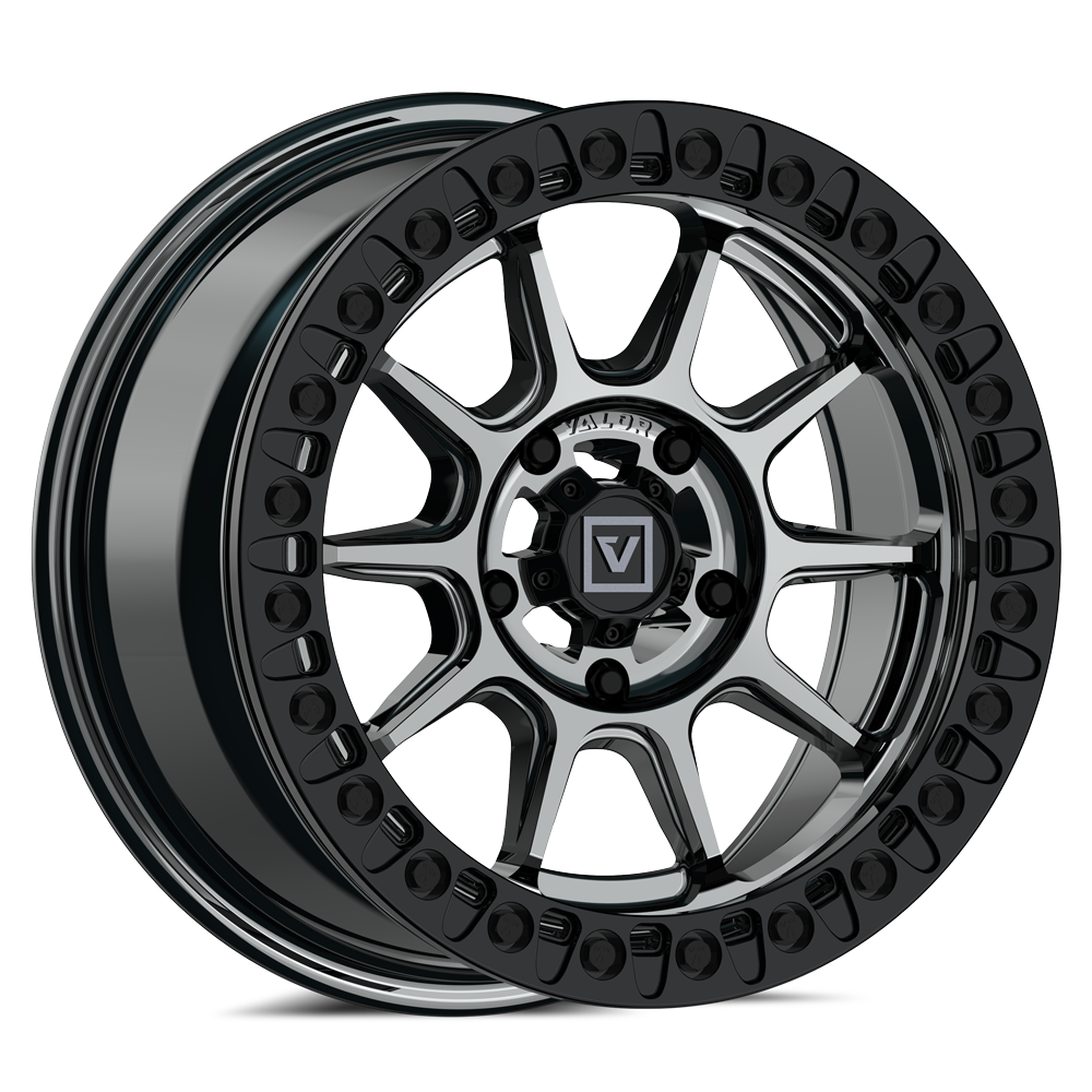 V18 Beadlock UTV Wheel Hyper Black