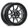 V18 Beadlock UTV Wheel Hyper Black