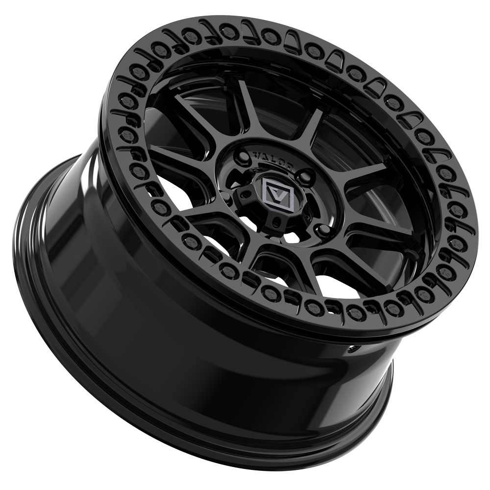 V18 Beadlock UTV Wheel Gloss Black