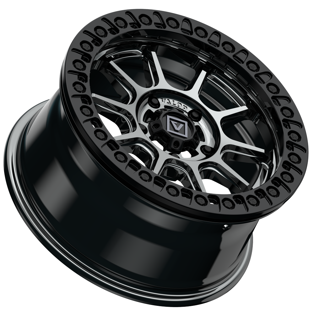 V18 Beadlock UTV Wheel Hyper Black