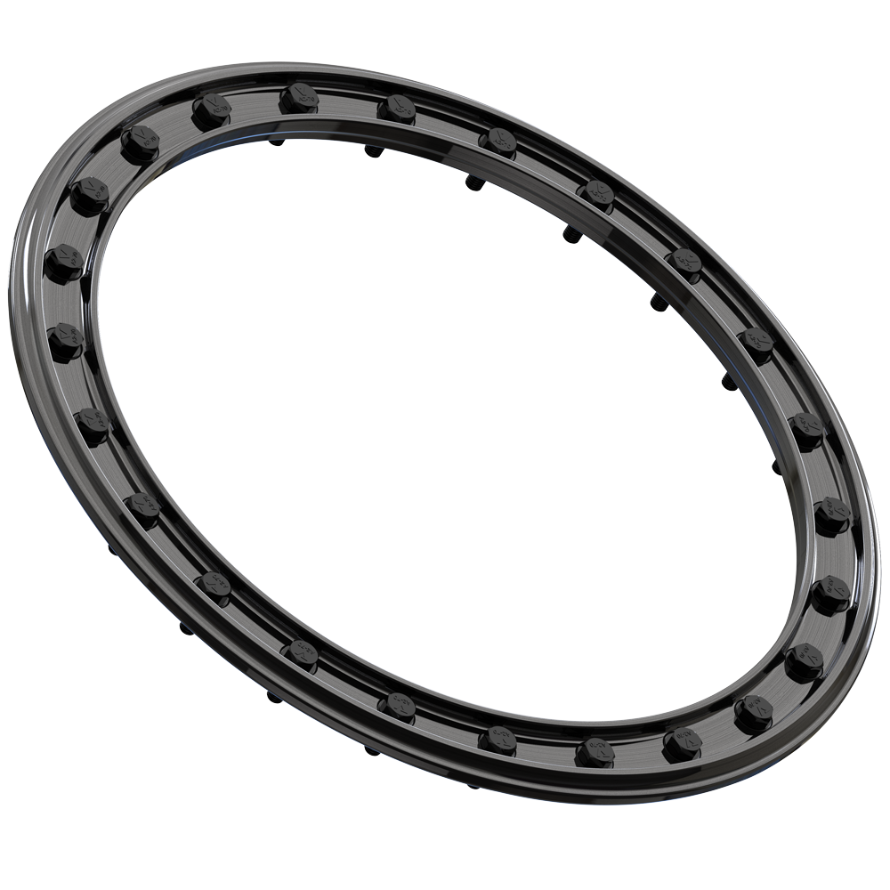 VBR10 Beadlock Ring Brushed Gunmetal