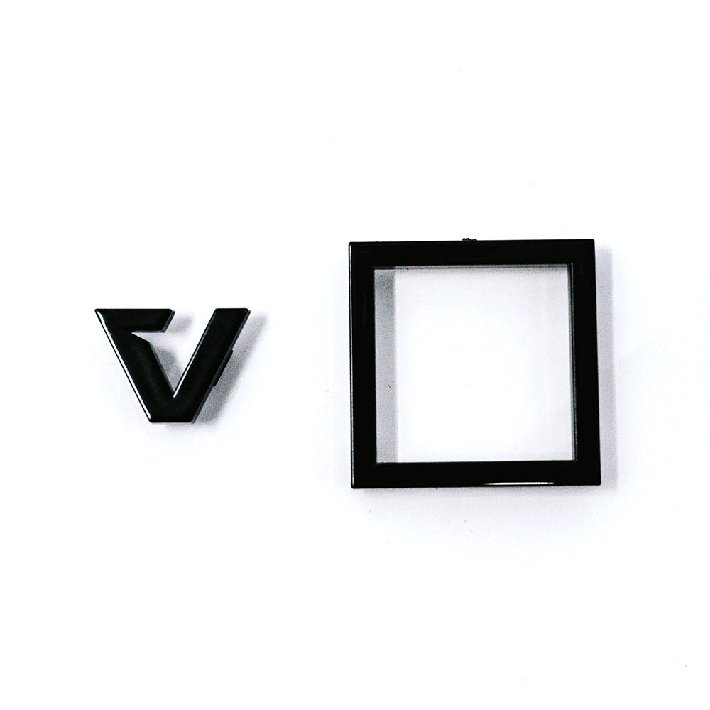 Center Cap Logo Kit Black