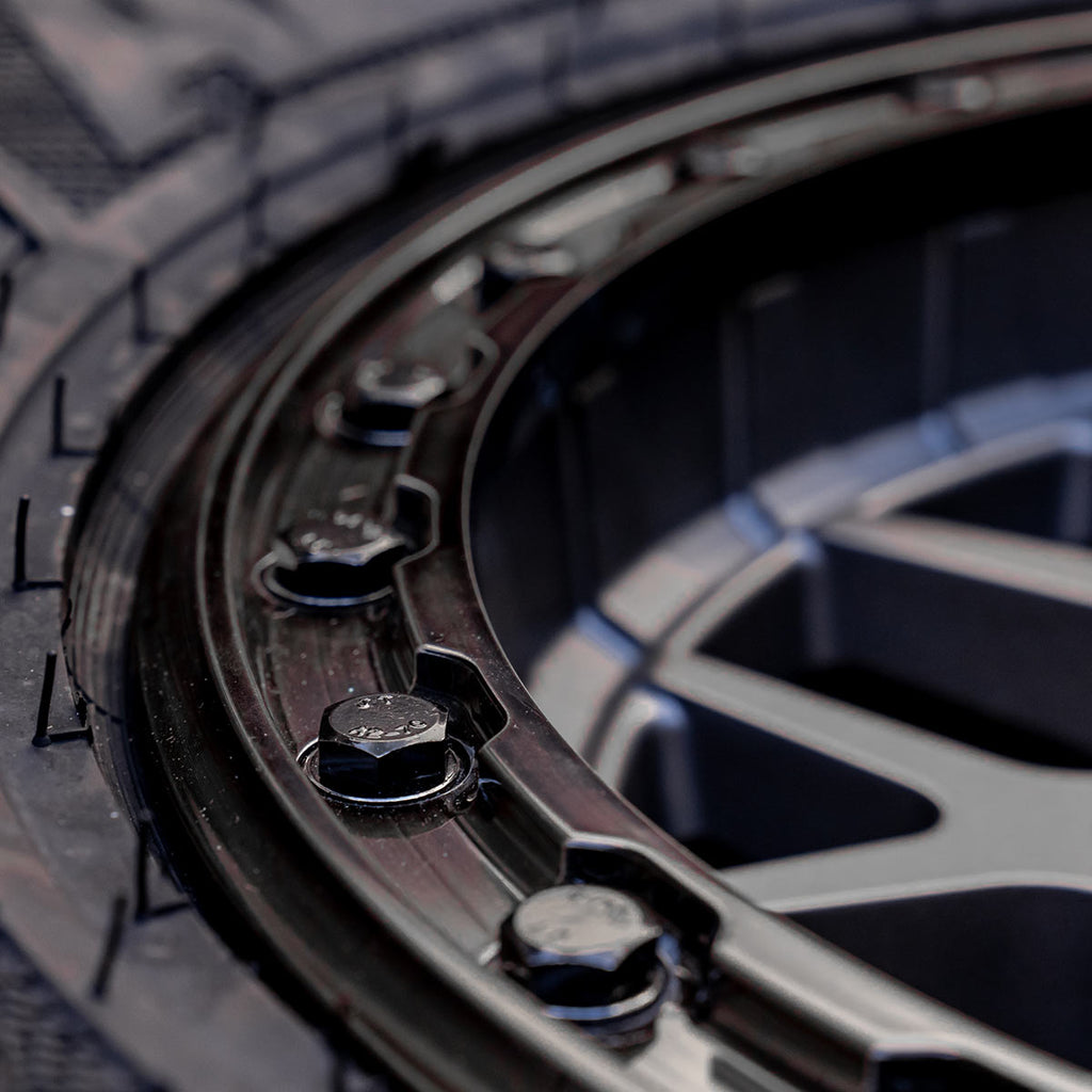 V07 Beadlock UTV Wheel Satin Black