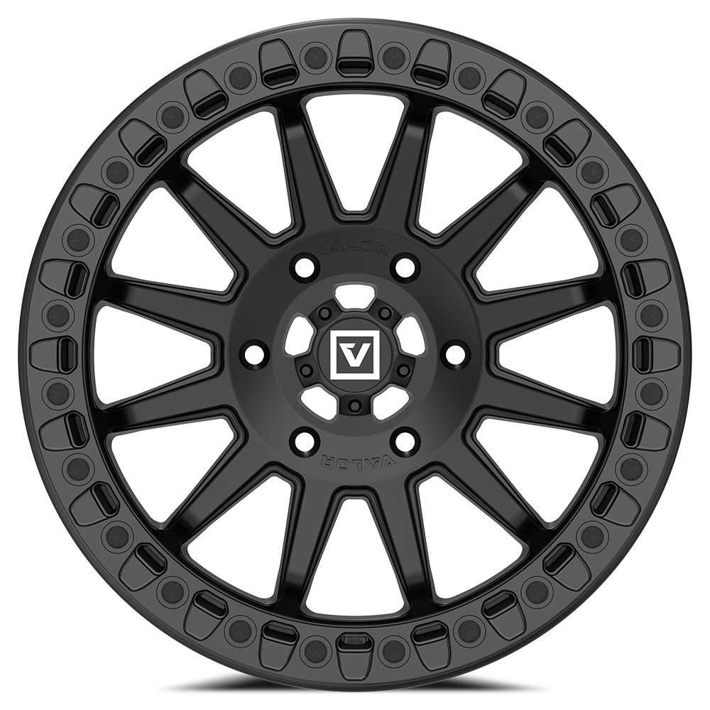 V09 Beadlock UTV Wheel Satin Black
