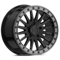 V06 Beadlock UTV Wheel Gloss Black