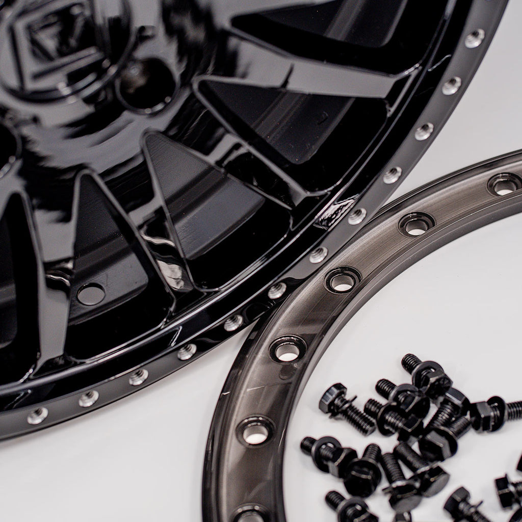 V06 Beadlock UTV Wheel Gloss Black
